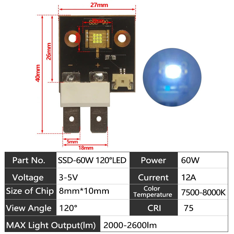composant électronique led 60w 80w 90w 3v 5v 12v noir doré gris pcb cuivre
