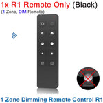 intelligent wifi interrupteur lumière blanc moderne minimaliste fixe led tactile rotatif