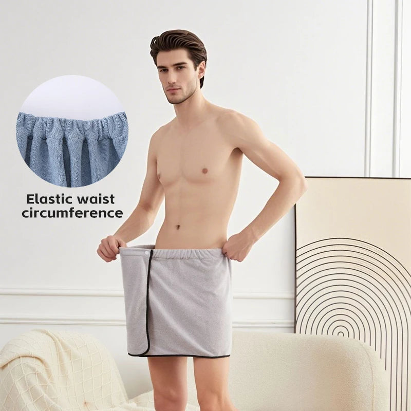 serviette plage bleu clair velours doux moderne confortable poche élastique taille