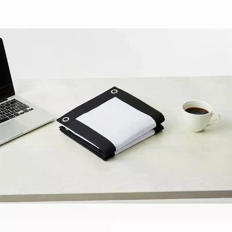 écran pliable noir blanc ruban moderne portable pliable plein air
