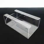 boîte rangement transparente moderne porte mouchoirs boîte organiser rectangle adhésif fixations minimaliste
