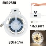 ruban led adhésif blanc 5v usb capteur mouvement moderne 1mètre