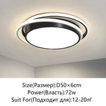 plafonniers led modernes carrés ronds blancs noirs dorés minimalistes cuisine salon chambre