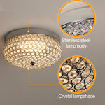 plafonnier moderne cristal argenté doré suspension élégante cristal facile led chambre salon