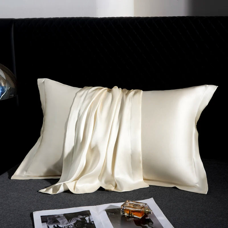 housse coussin soie mûrier gris métallisé satinée contemporaine non toxique environnement