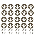 plaque fixation bronze classique 25mm vis 16mm travail bois cintres tableaux murales