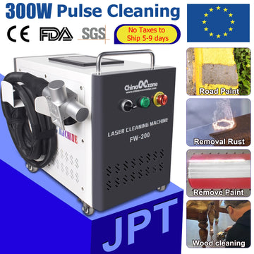 machine nettoyage laser portable 300w enlever rouille peinture métal bois industriel noir