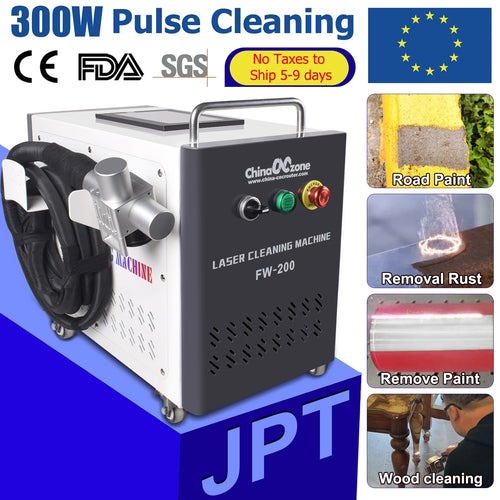 machine nettoyage laser portable 300w enlever rouille peinture métal bois industriel noir