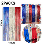 rideau franges métalliques couleurs vives mariage anniversaire décoration festive adhésif pack deux
