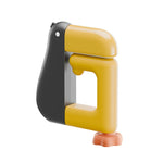 porte sacs clips oiseau noir jaune rose clair blanc moderne minimaliste école fournitures