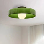 lampe led moderne vert jaune noir blanche adhésive rond lisse opaques chambre salon