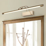 lampe led moderne argentée fixée mur 60cm clips fixation 12w