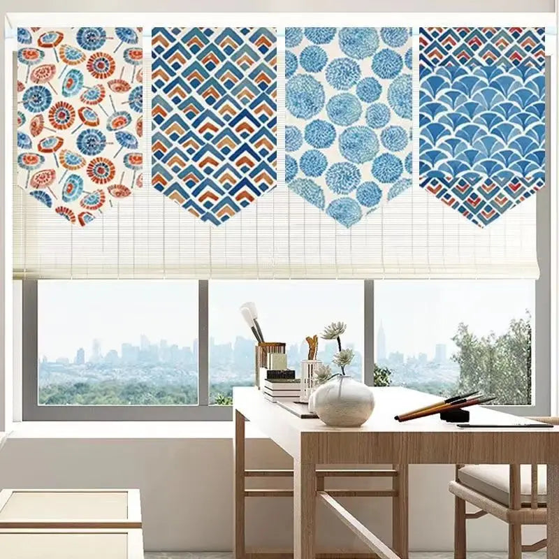 rideau porte japonais noren coton motif traditionnel poisson sushi décoration cuisine séparation intérieur maison