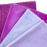 tissu velours doux violet rose blanc moderne confortable peluche respirant bricolage artisanat décoration
