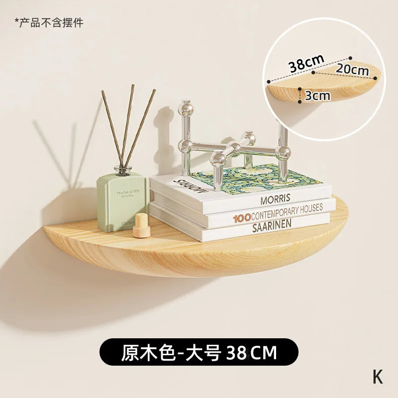 étagère murale bois naturel moderne diffuseurs parfums vert beige