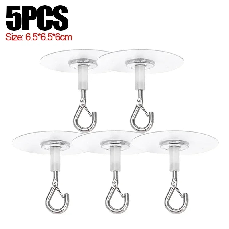 crochets transparents adhésifs modernes suspendre pots fleurs utilisation multiple PVC