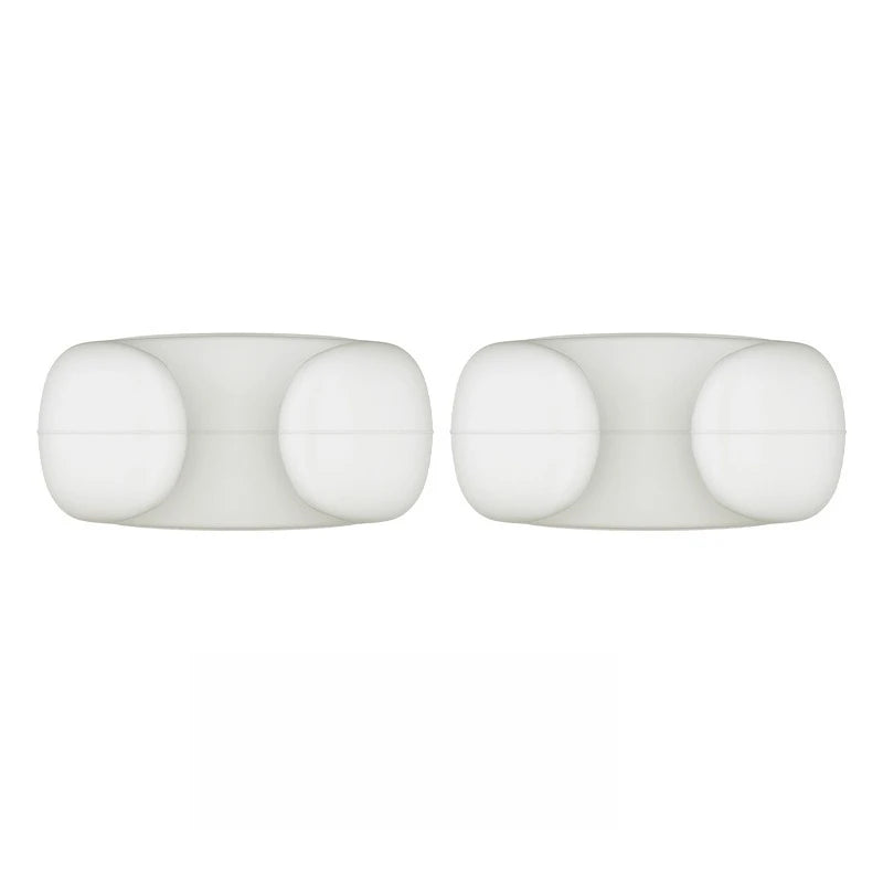 pinces cordons adhésives réutilisables silicone modernes gris blanc multiples utilisations