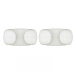 pinces cordons adhésives réutilisables silicone modernes gris blanc multiples utilisations