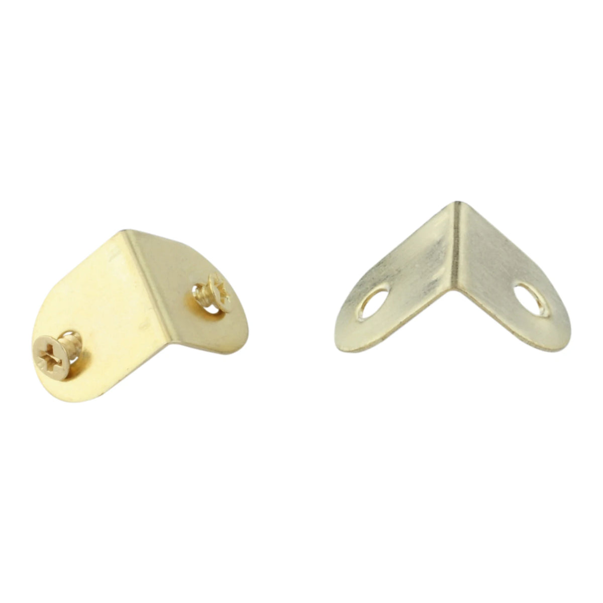 équerres angle métal doré industriel vintage vis 12mm 12mm bois protection