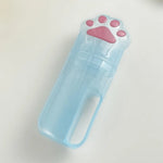 porte brosses dents tubes dentifrice motifs chats rose bleu beige adorable mignon enfantin translucent