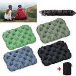 coussin gonflable tufté imperméable mousse pu polyester coton moderne sac rangement vert gris noir