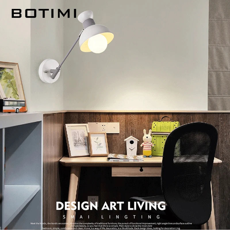 lampe murale moderne blanc gris vert ampoule led minimaliste chambre cuisine salle manger entree