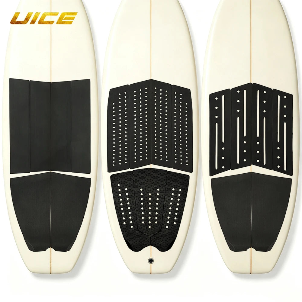 tapis surf noir rayures verticales adhésif anti dérapant traction pad surfboard longboard avant arrière