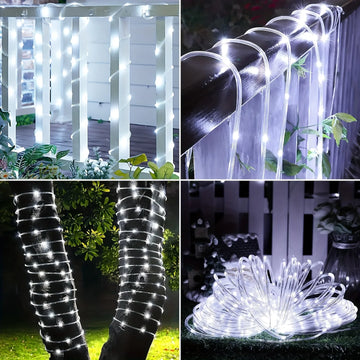 guirlande lumineuse multicolore 200 led modes clips moderneextérieur jardin fêtes