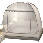 filet lit pliable moustiquaire polyester coton quadratique transparent gris bleu moderne opacité