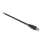 câble électrique 5.5x2.1mm noir femelle mâle adaptateur dc 24v certification rohs led cctv alimentation