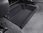 rangement sous siège voiture moderne boite adhésive noir lisse opaque léger lumière