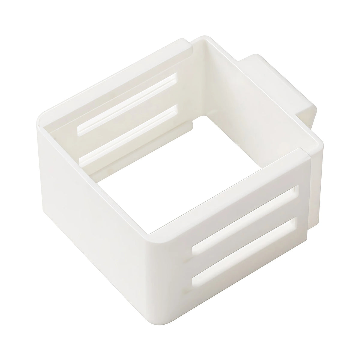 organisateur réfrigérateur transparent blanc clips ajustable rangement aliments sauces snacks boites bouteilles utilitaire minimaliste