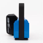 support rangement batterie xt60 chargeur outils électriques compartiments vis plastique lisse noir bleu rouge