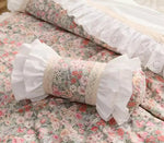 coussin vintage dentelle blanche rose beige gris opacité anti décubitus amovible lavable invisible zipper
