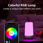 lampe table veilleuse led rechargeable rose clair moderne ambiance tactile bluetooth
