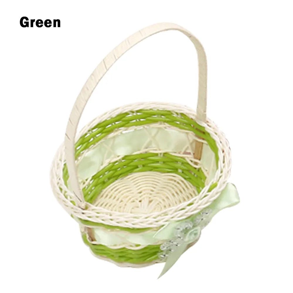 panier tressé osier vert rouge rose bleu orange blanc jaune violet traditionnel respectueux environnement