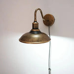 lampe murale industrielle vintage bronze noir argenté prise fixée mur adaptable cuisine salle manger