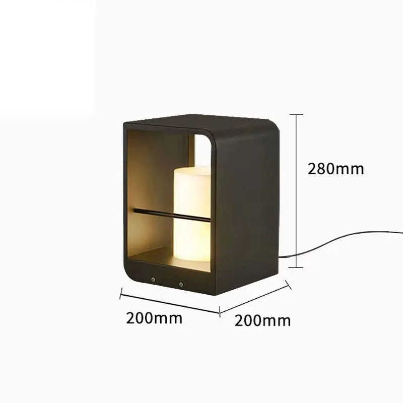 lampe sol moderne éclairage extérieur led ip65 ac 85 265v noir inoxydable