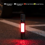 lampe torche multifonctionnelle rechargeable 1000 lumens coupe ceinture sécurité éclairage intense modes puissance variés