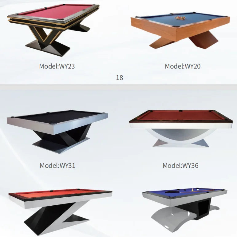 table billard transformable table manger ping pong 7ft 8ft 9ft ardoise bois cuir modernes