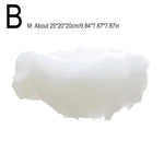nuages blancs suspendus coton doux décoration mariage anniversaire diy led enfants romantique aérien