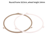 anneaux broder tapis cuisson outils pâtisserie blanc marron clair rond lisse classique fixations