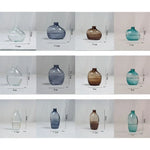 vases transparent modernes marron orange décoration maison simple minimaliste