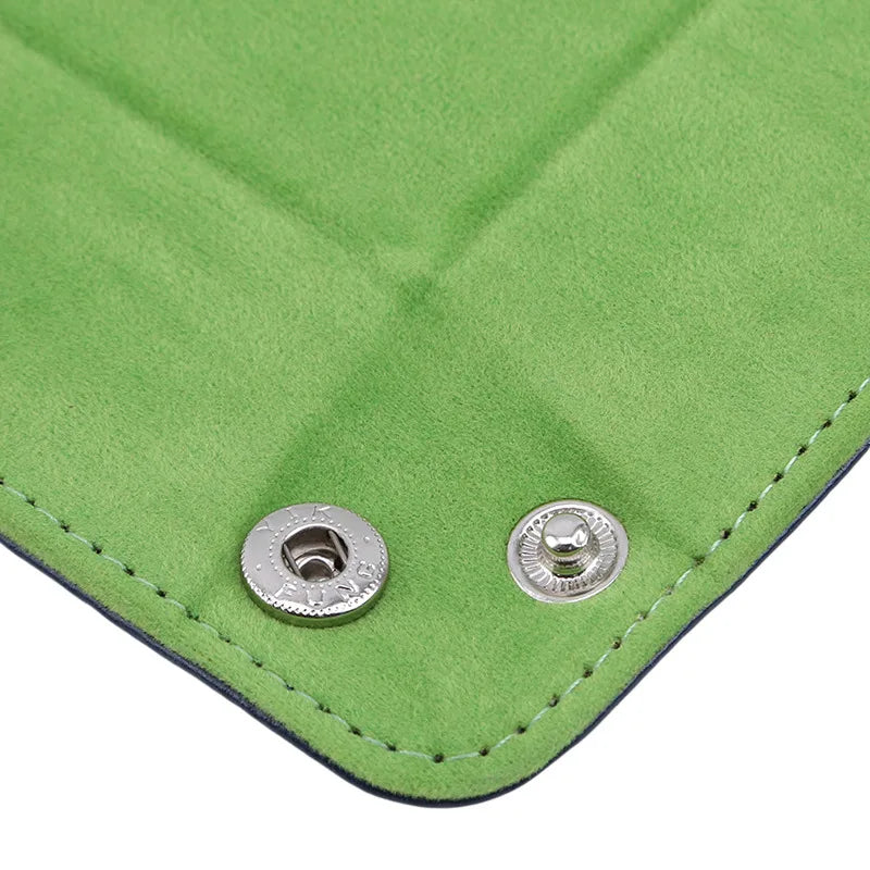 organiseur rangement velours cuir pu rectangle pliable bleu violet vert moderne