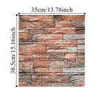 panneaux decoratifs murals multicolores aspect pierre naturelle modernes adhesifs 35x38.5cm deco rouleau