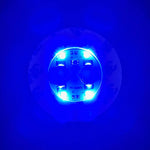 mini lampes led multicolores adhésives modernes rouges vertes bleues diodes circulaires festive minimaliste