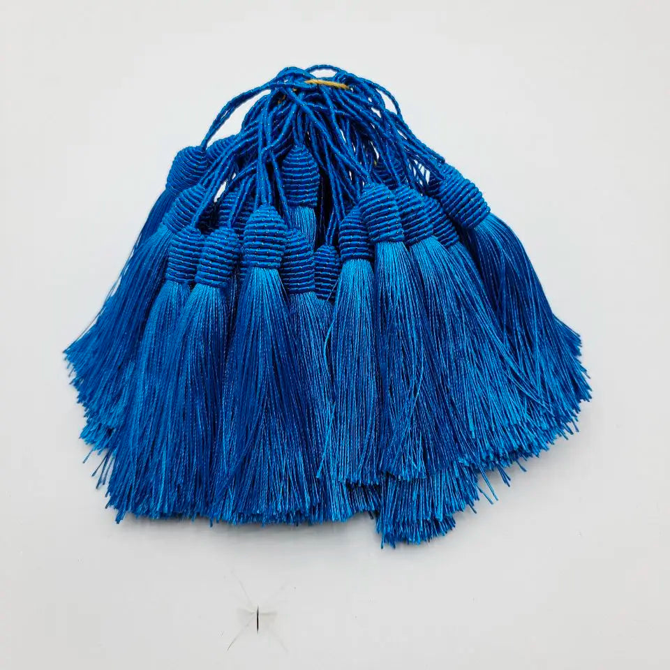 pompons dentelle africaine franges noeuds couture décoration rideau tissu coton