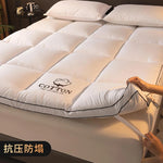 matelas blanc plissé moderne lit simple double chambre étudiant maison confort épais épais