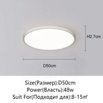 plafonnier led carré blanc ultra fin moderne luminaire salon chambre salle manger