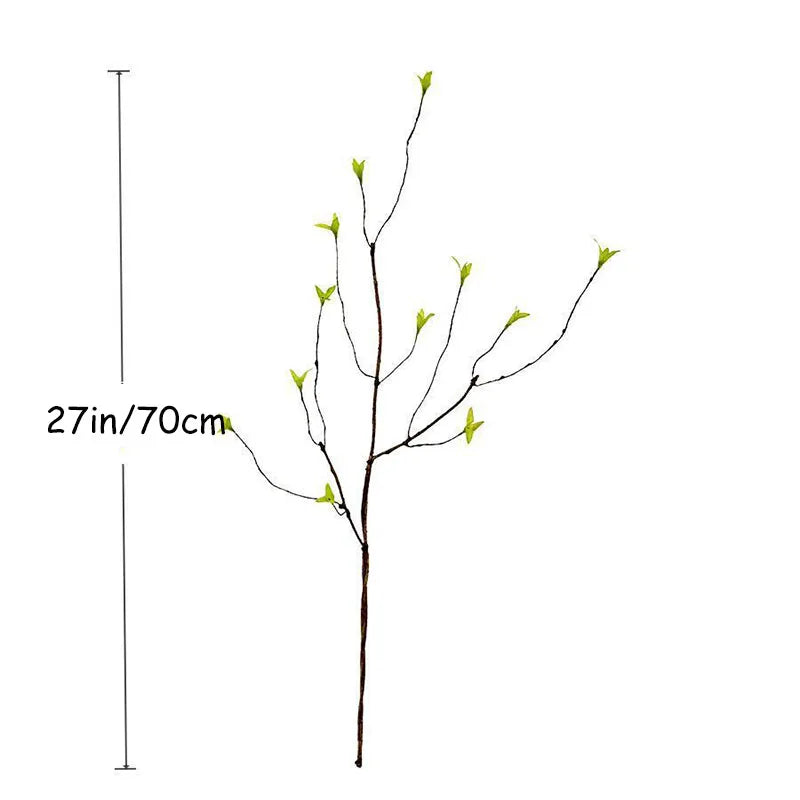 plante artificielle branche magnolia feuilles vertes moderne décoration extérieure sans entretien